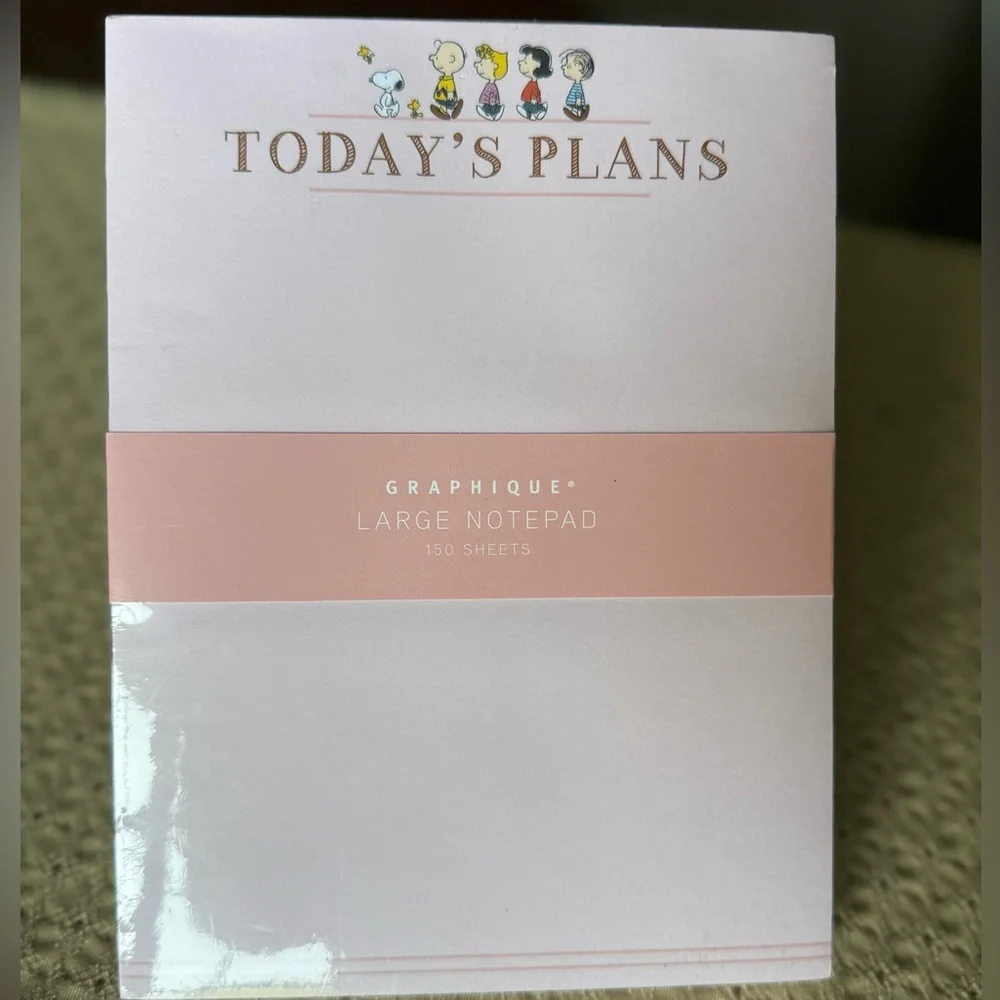 Peanuts Stationary NWT Paper Pad
